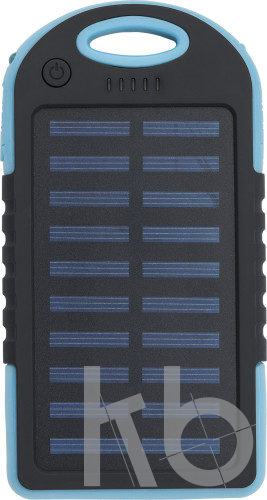 Rubberized ABS solar power bank