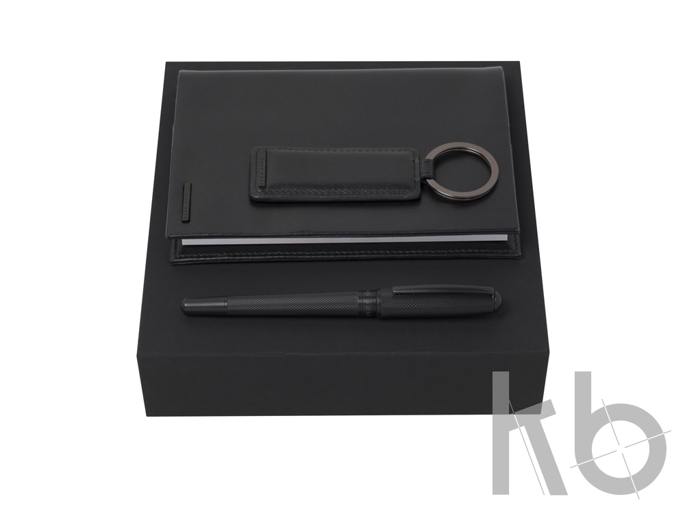 Подарочный набор: брелок, блокнот А6, ручка-роллер