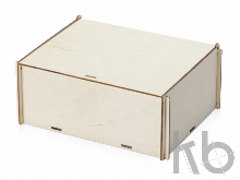 Елочная гирлянда с лампочками «Новогодняя» в деревянной подарочной коробке