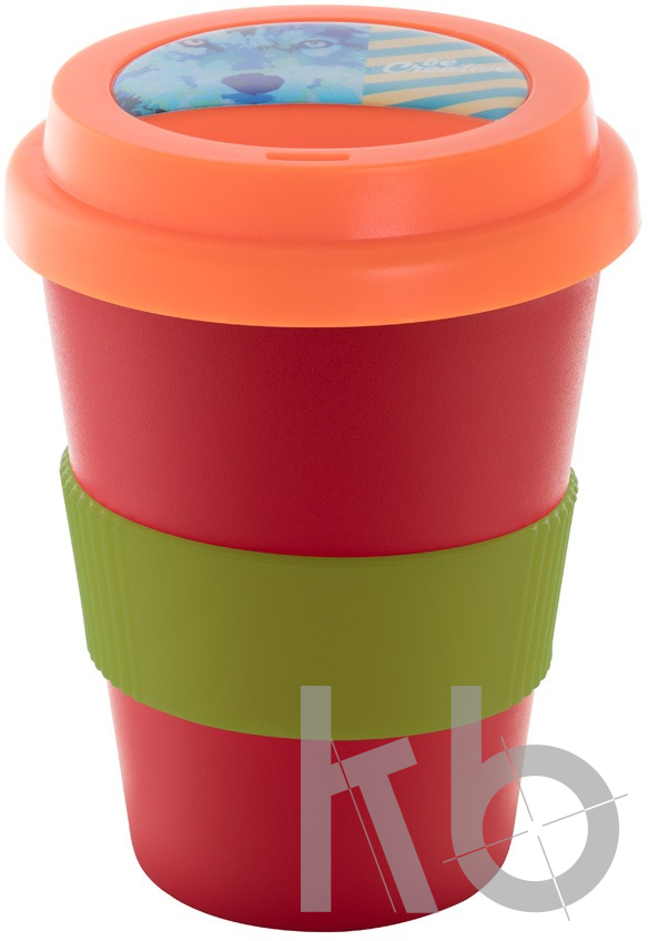 customisable thermo mug, lid