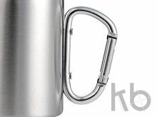Кружка из стали с ручкой-карабином «Elbrus»