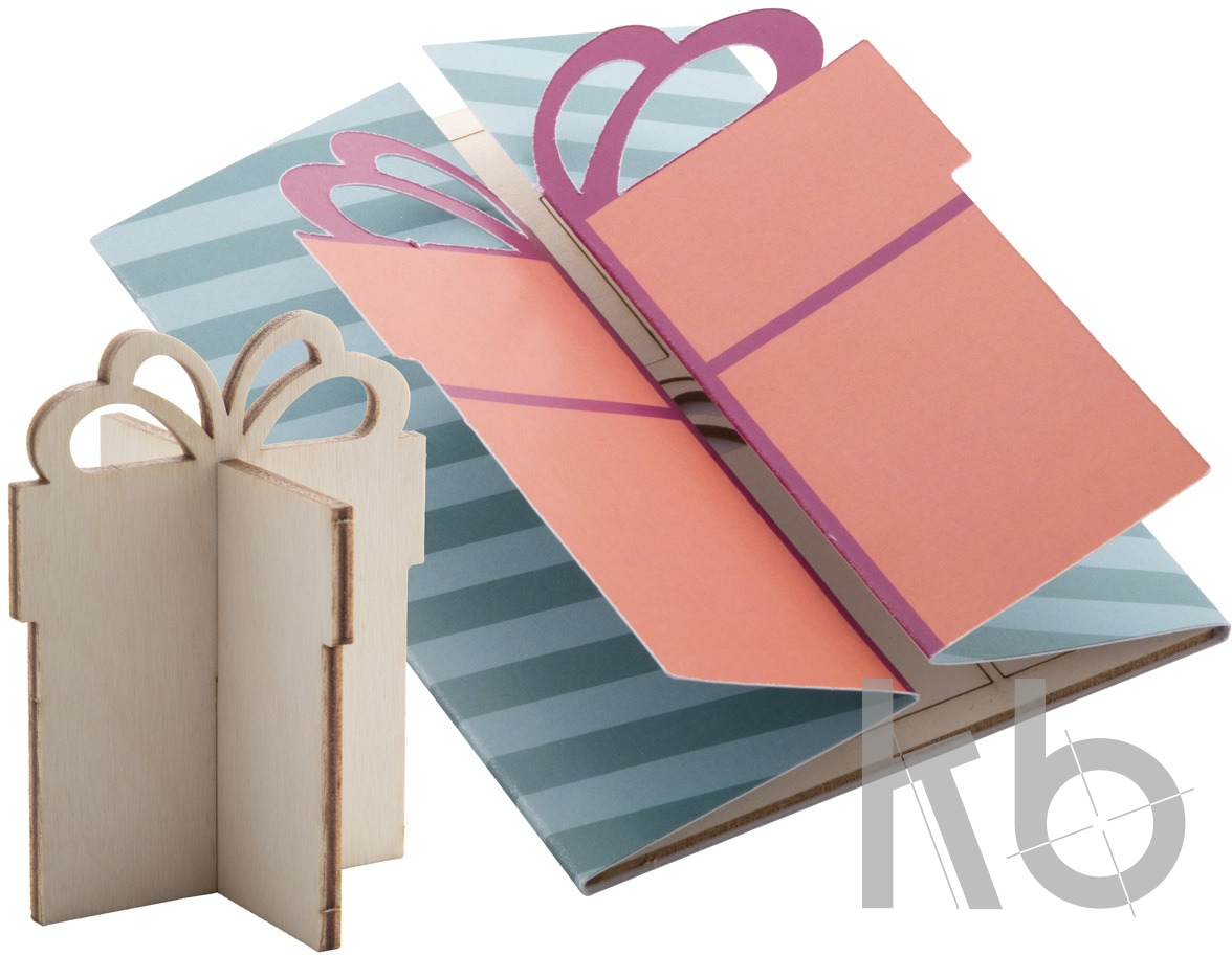 Christmas card, gift box