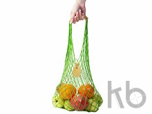 Авоська «Dream» из натурального хлопка с кожаными ручками, 25 л