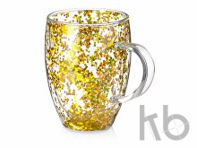 Кружка с двойными стенками с блестками «Festival»