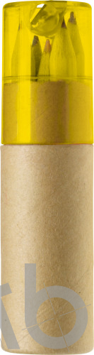 ABS and cardboard tube with pencils