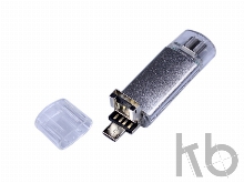 USB 2.0/micro USB/Type-C- флешка на 16 Гб