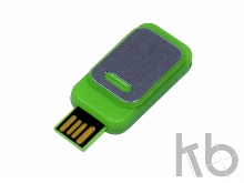 USB 2.0- флешка промо на 32 Гб прямоугольной формы, выдвижной механизм