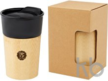 Фарфоровая кружка «Pereira» с бамбуковой внешней стенкой