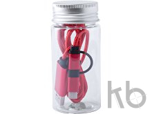 Зарядный кабель с разъемами micro USB, USB-C и Lightning