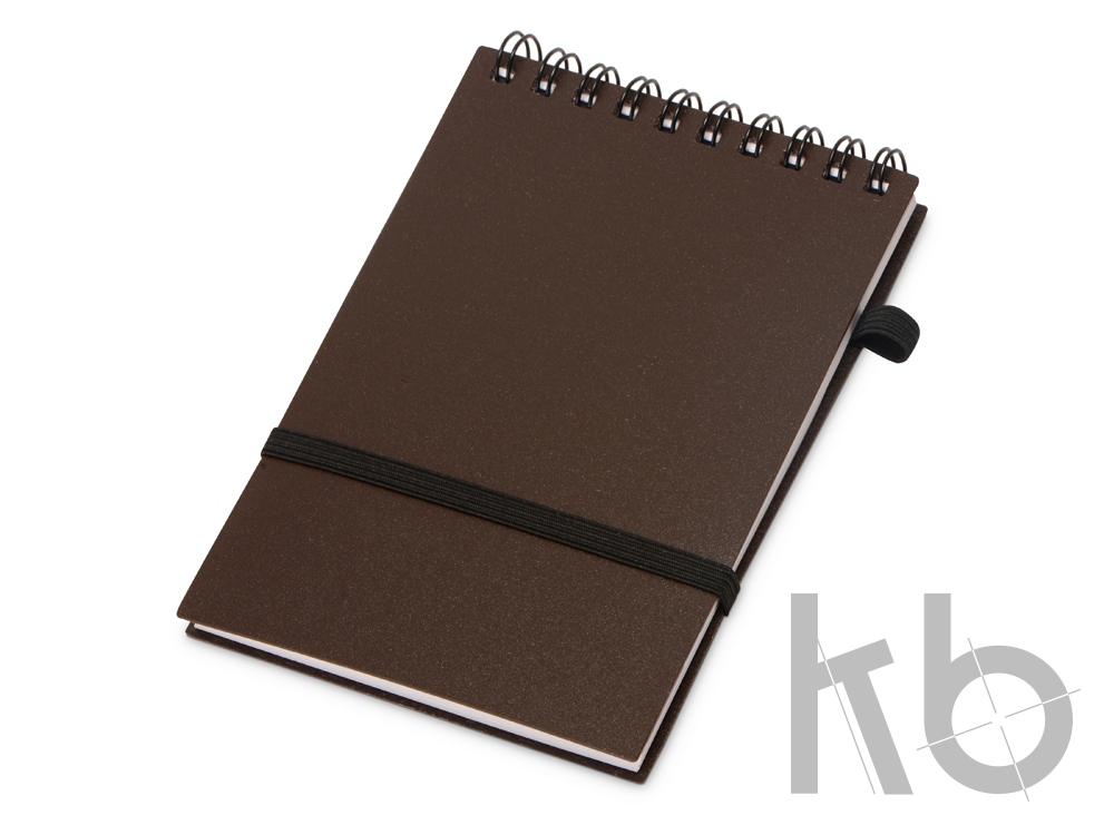 Блокнот «Kaffi S» с обложкой из кофе и пластика