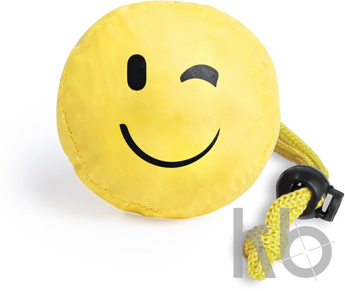 Складная сумка для покупок в форме смайлика