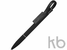 Ручка металлическая шариковая «Connect» с кабелем USB 2 в 1
