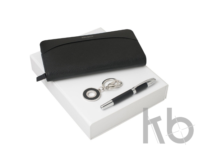 Подарочный набор Embrun: брелок, дорожный кошелек, ручка роллер