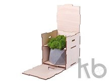 Кашпо бетонное со мхом «Бета»