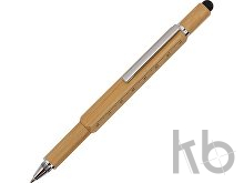 Ручка-стилус из бамбука «Tool» с уровнем и отверткой