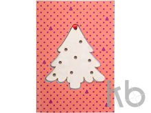 Christmas card, Christmas tree