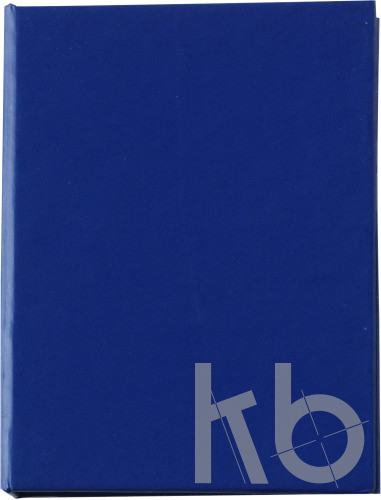 Cardboard holder with sticky notes