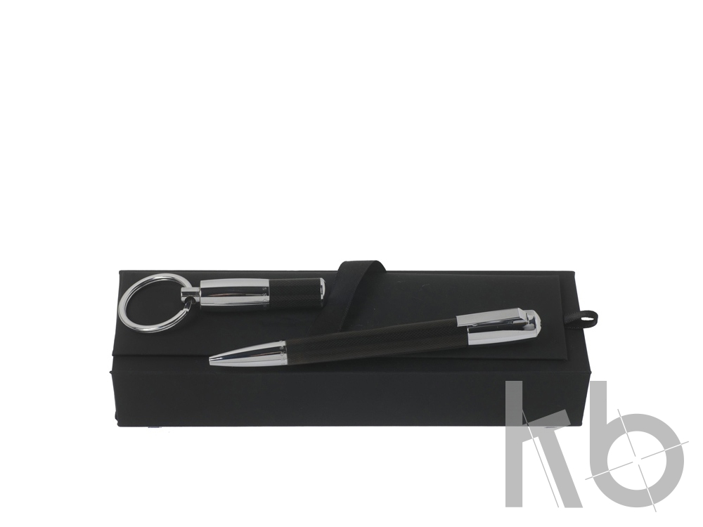 Подарочный набор: ручка шариковая, брелок