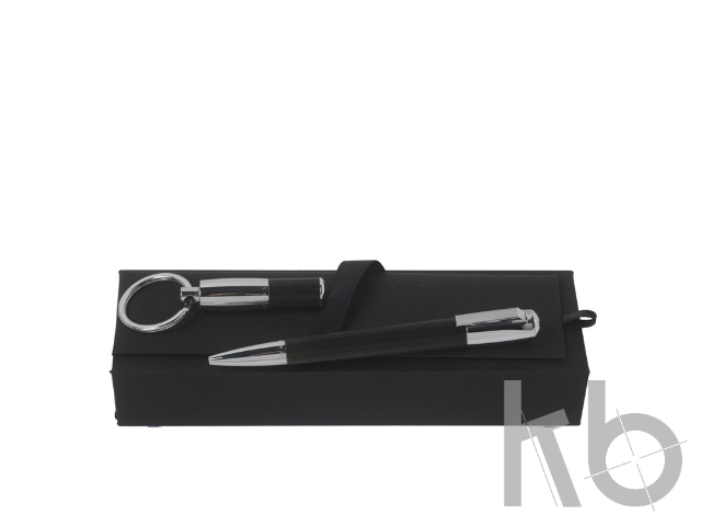 Подарочный набор: ручка шариковая, брелок