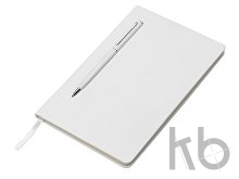 Блокнот А5 «Magnet» soft-touch с магнитным держателем для ручки