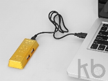 USB Hub «Слиток золота» на 4 порта