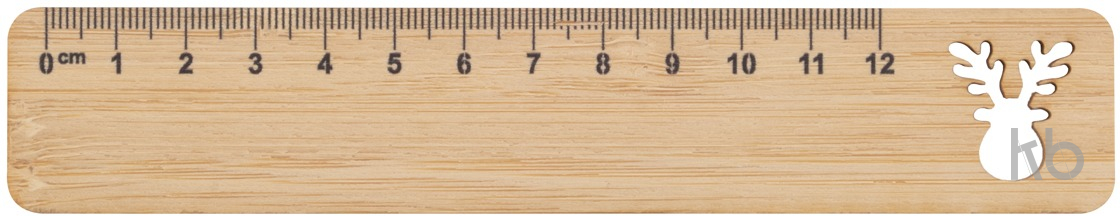 bamboo ruler, reindeer