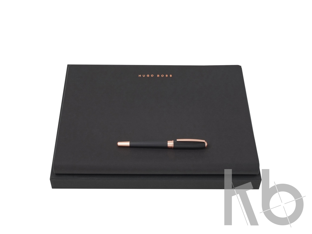 Подарочный набор: папка с бумажным блоком А4, ручка-роллер