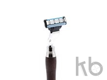 Бритвенный набор: станок MACH3, помазок, подставка