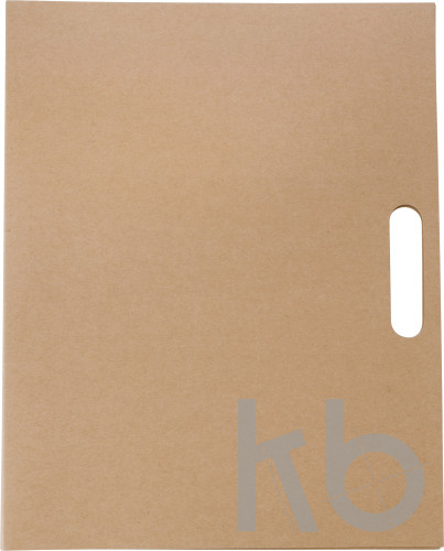 Cardboard memo folder