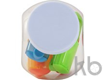 PP jar with text highlighters