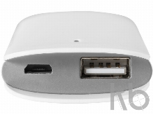 Портативное зарядное устройство «Флэт», 3000 mAh