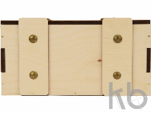 Деревянная подарочная коробка с крышкой «Ларчик»