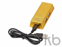 USB Hub «Слиток золота» на 4 порта