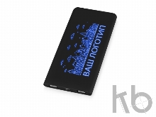 Портативное зарядное устройство с подсветкой логотипа «Faros», soft-touch, 4000 mAh