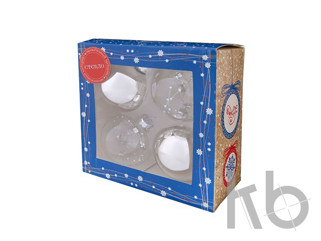 Набор ёлочных шаров «Узоры»