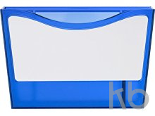 Plastic container, with two magnets, and erasable marker.