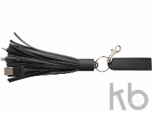 Тканевый кабель для зарядки «Tassel» 3-в-1