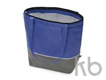 Сумка-холодильник «Reviver» с длинными ручками из нетканого переработанного материала RPET