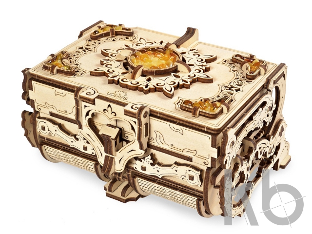 3D-ПАЗЛ UGEARS «Янтарная шкатулка»
