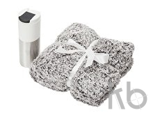 Подарочный набор «Хюгге» с пледом и термокружкой