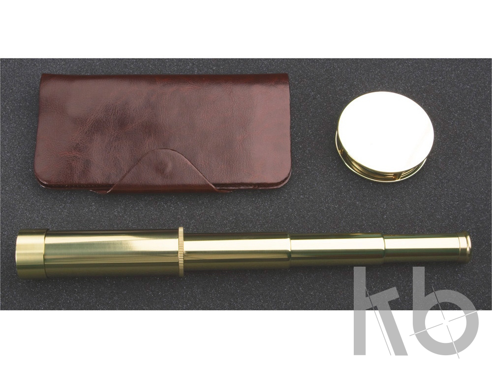 Набор «Каравелла»: трэвел-портмоне, подзорная труба, лупа