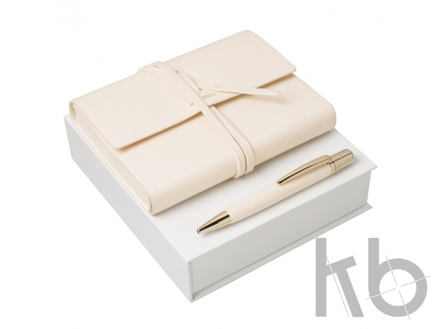 Подарочный набор: блокнот A6, ручка шариковая