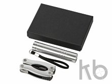 Подарочный набор «Scout» с многофункциональным ножом и фонариком