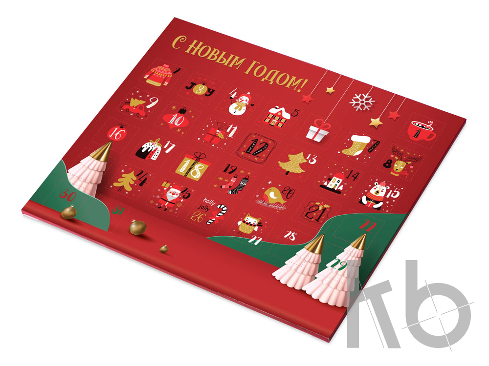 Шоколадный адвент-календарь «Festive»