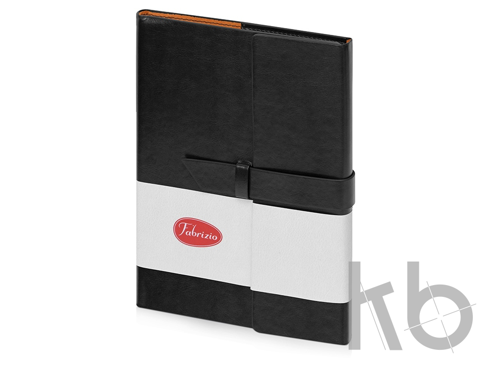 Бизнес-блокнот А5 с клапаном «Fabrizio»