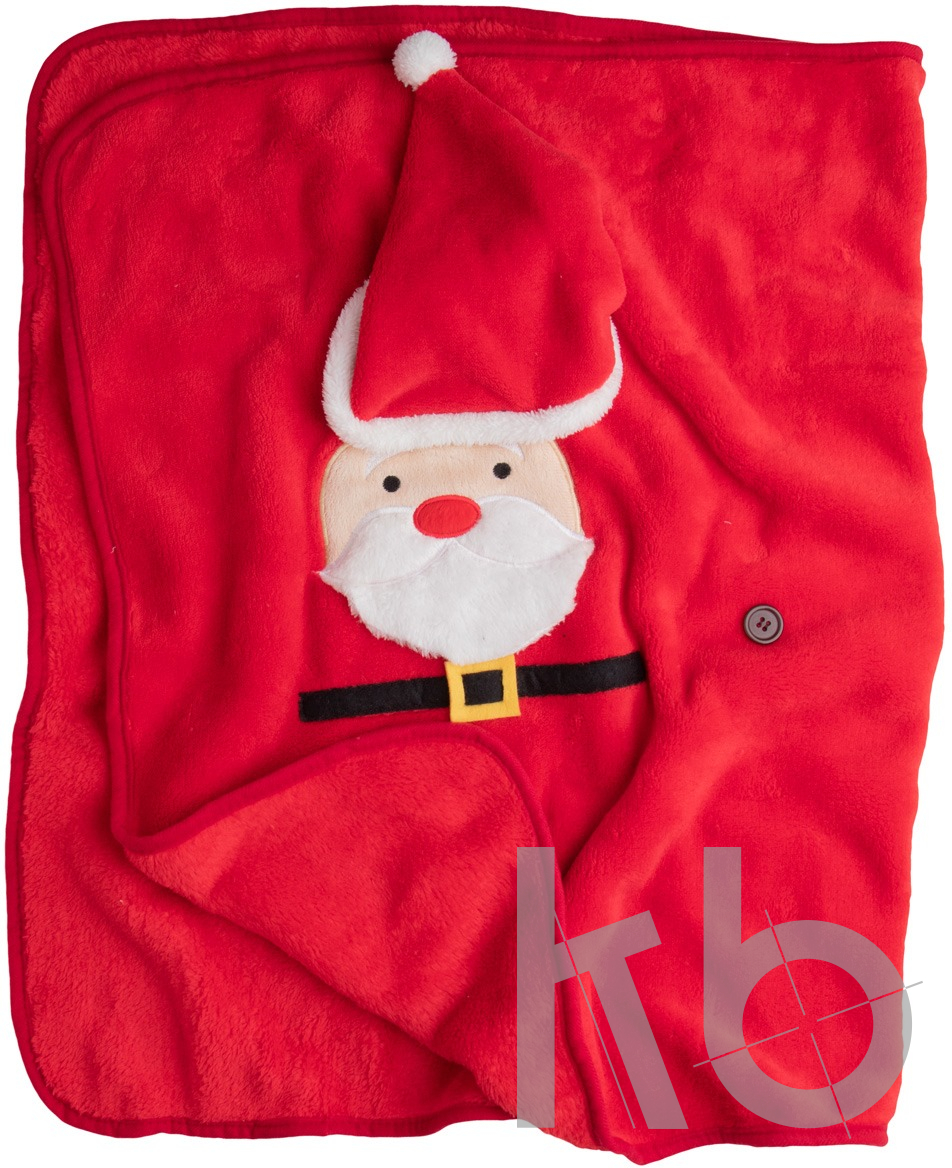 Christmas polar blanket, Santa Claus