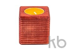 Свеча в декоративном подсвечнике «Апельсин»