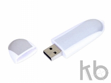 USB 3.0- флешка промо на 64 Гб овальной формы