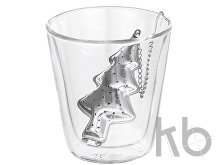 Набор «Christmas» : стакан и ситечко для чая