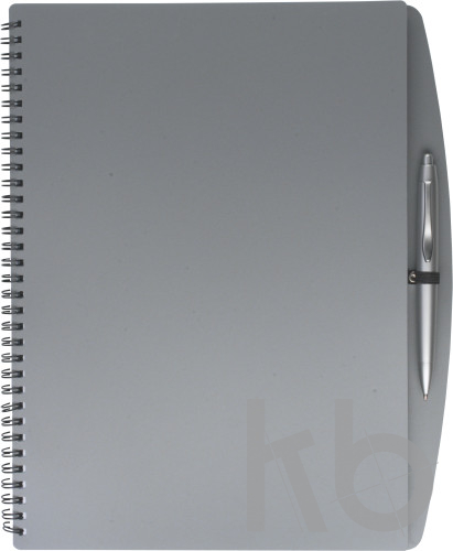 PP notebook with ballpen